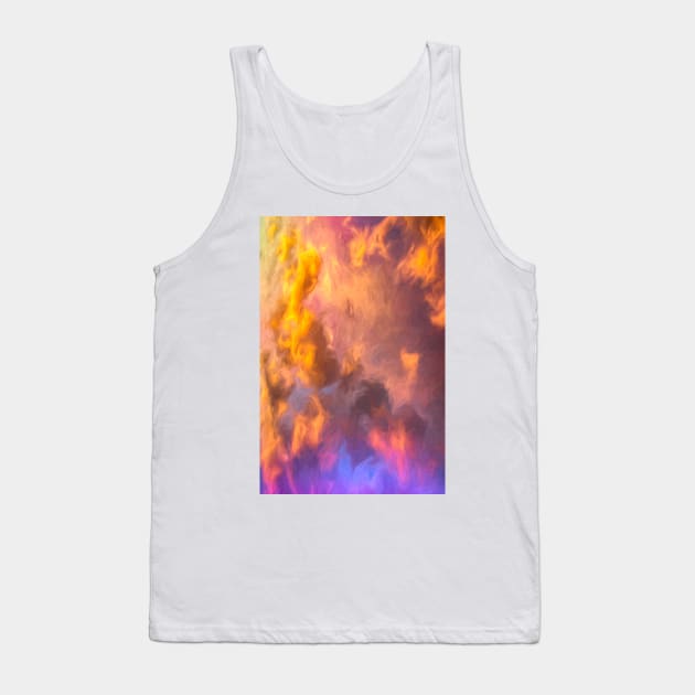 Sun Fire Sky Tank Top by becky-titus